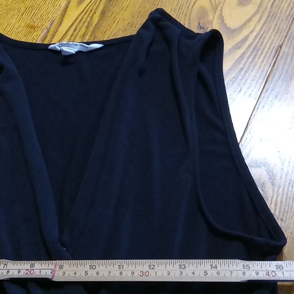 BCBGENERATION Women LARGE ROMPER Preowned BLACK Casual Summer Spring Used - Picture 5 of 6